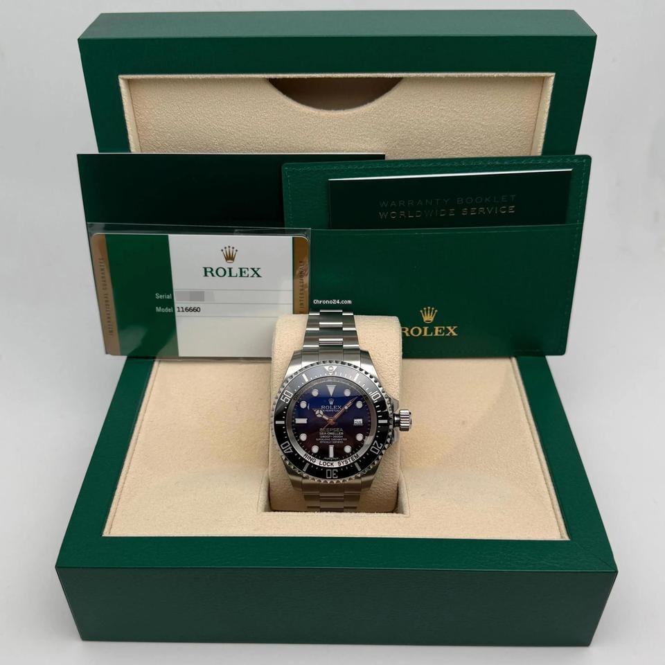 Rolex Fully Stickered Rolex Sea-Dweller Deepsea James Cameron 116660 44mm Steel Watch