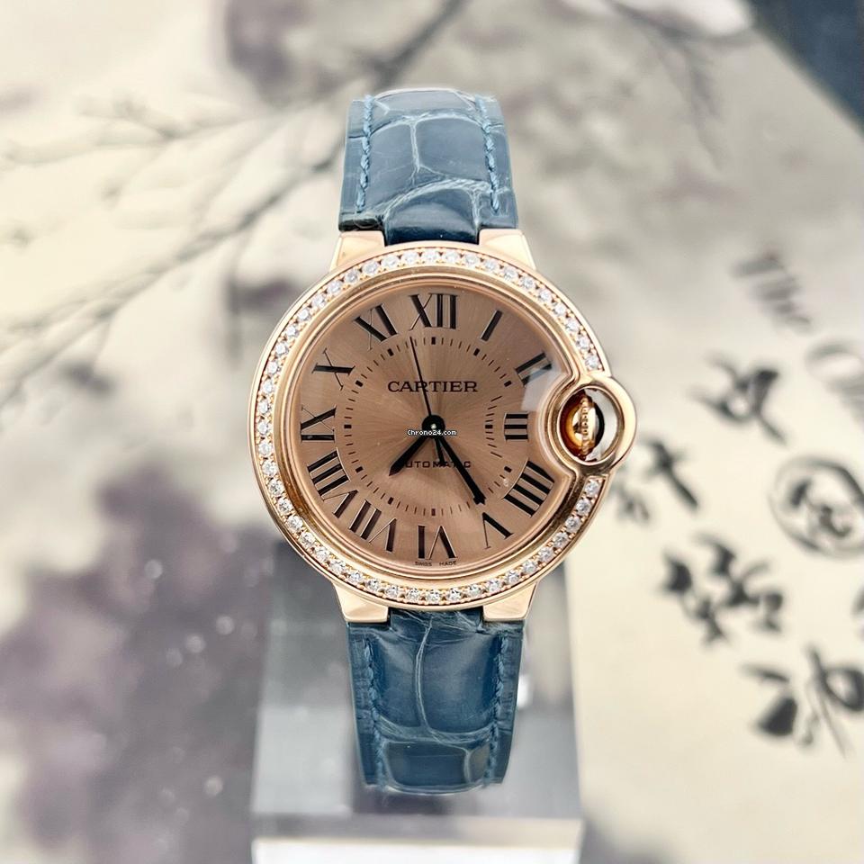 Cartier Ballon Bleu 33mm Diamond Watch