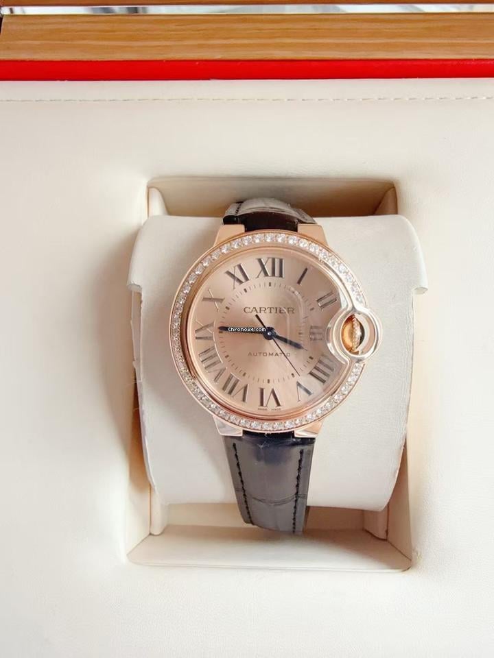 Cartier Ballon Bleu 33mm Diamond Watch