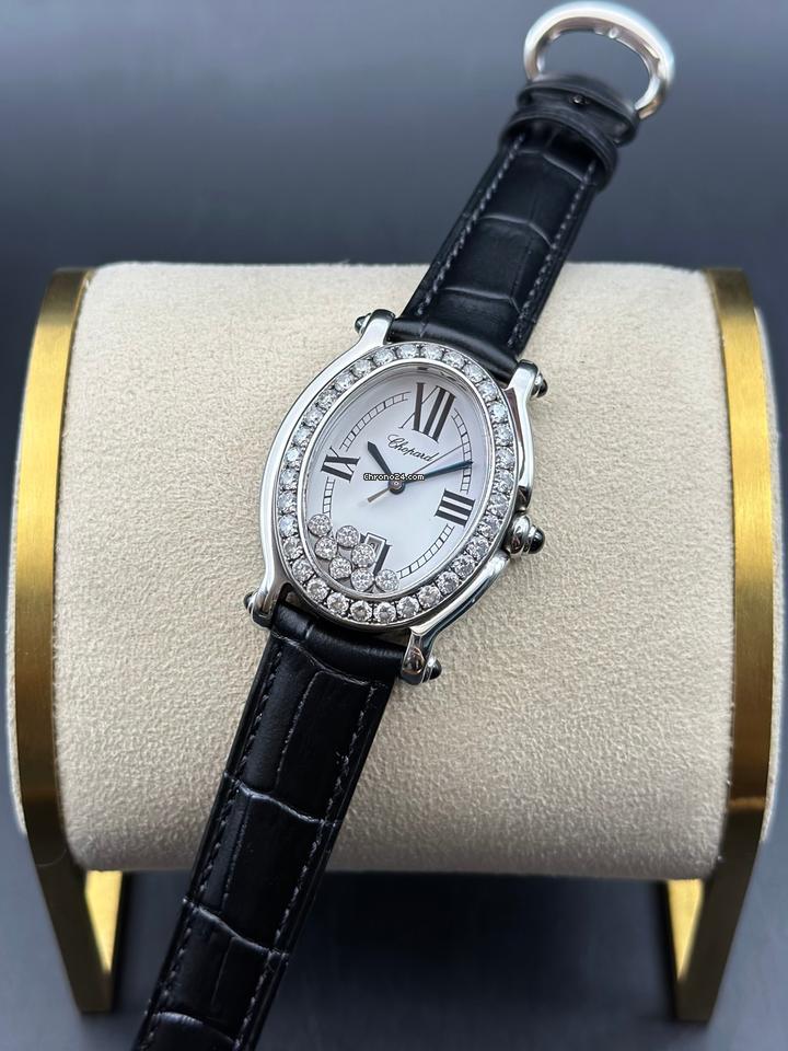 Chopard Sport 7 Floating Diamonds Oval Ladies Watch Happy