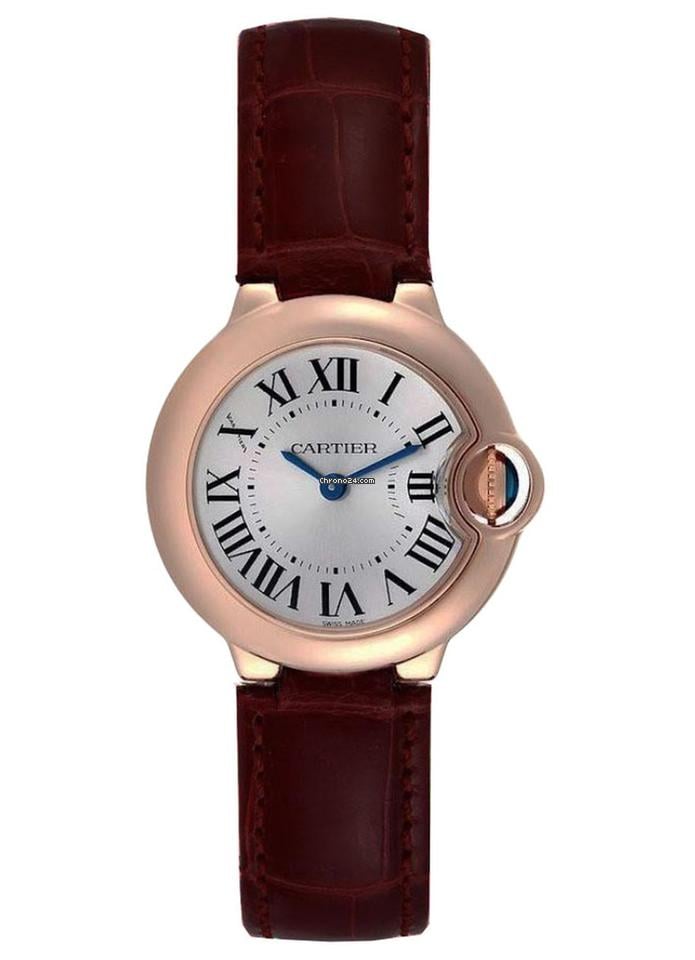 Cartier BALLON BLEU 28.5MM W6900256 18K ROSE GOLD WOMEN'S WATCH