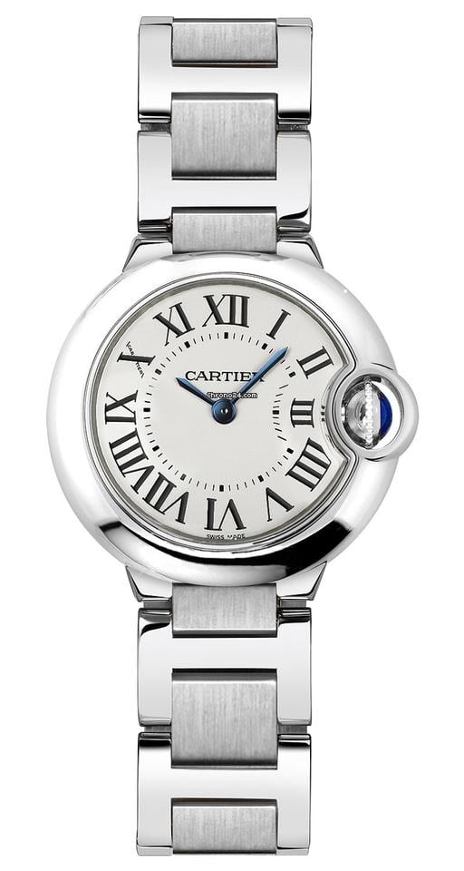 Cartier BALLON BLEU 28MM W69010Z4 STAINLESS STEEL WOMEN'S WATCH