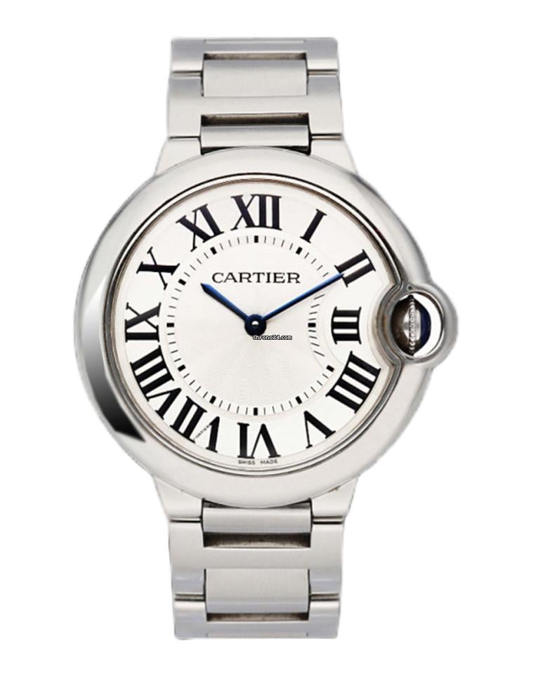 Cartier BALLON BLEU 36MM W69011Z4 STAINLESS STEEL WOMEN'S WATCH