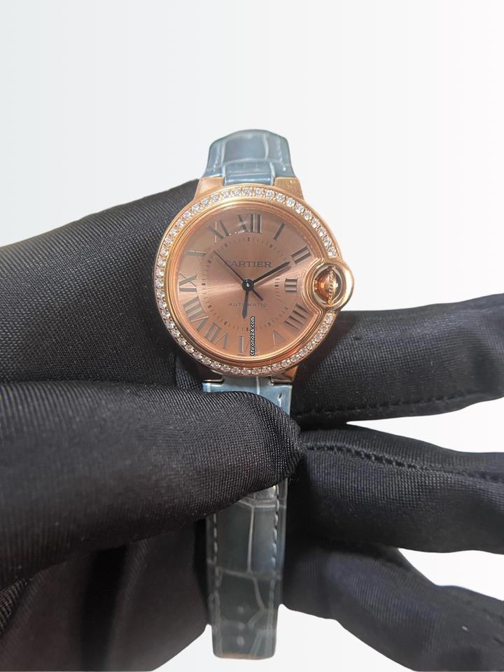 Cartier Ballon Bleu 33mm Diamond Watch