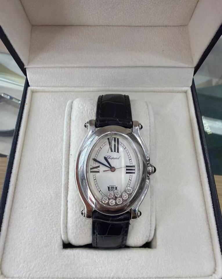 Chopard Sport 7 Floating Diamonds Oval Ladies Watch Happy