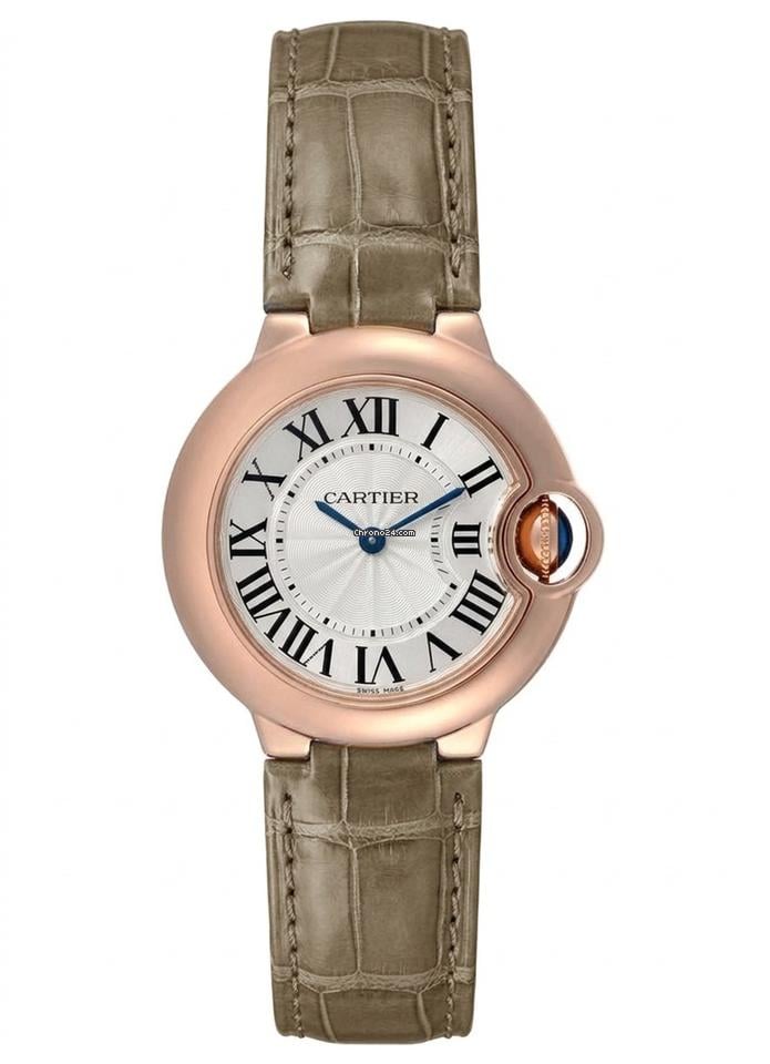 Cartier BALLON BLEU 28.5MM W6900256 18K ROSE GOLD WOMEN'S WATCH