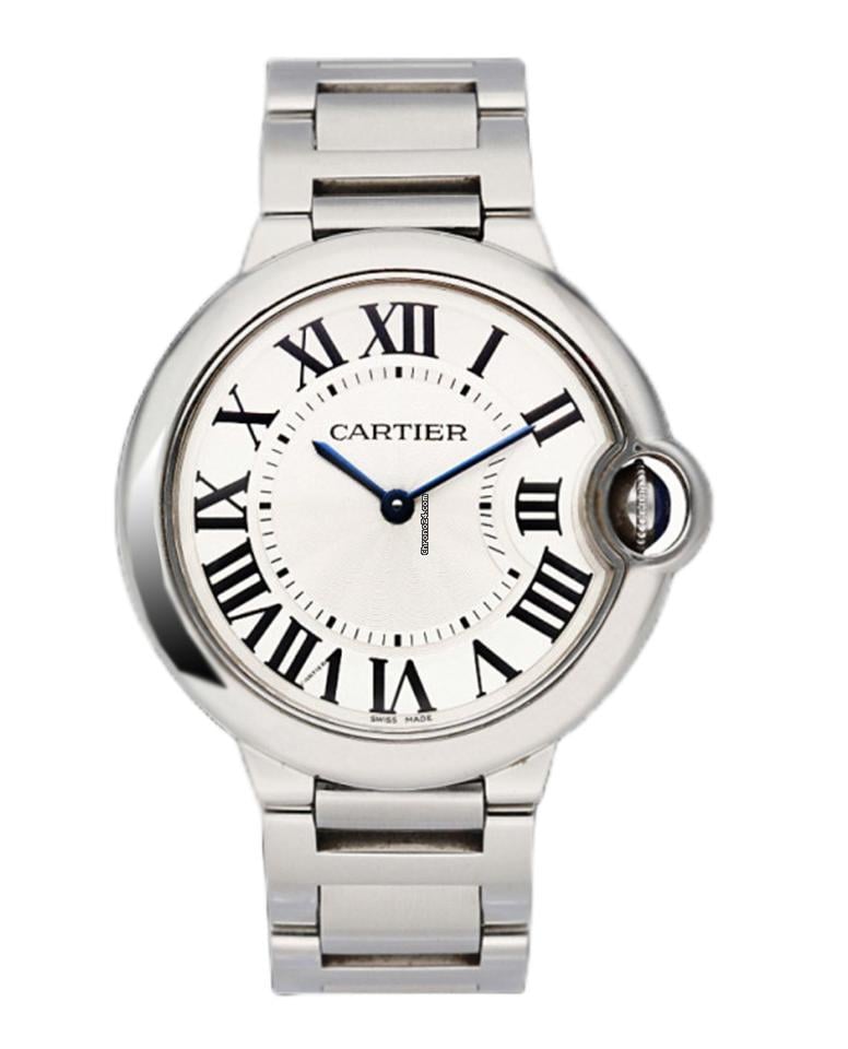 Cartier BALLON BLEU 36MM W69011Z4 STAINLESS STEEL WOMEN'S WATCH