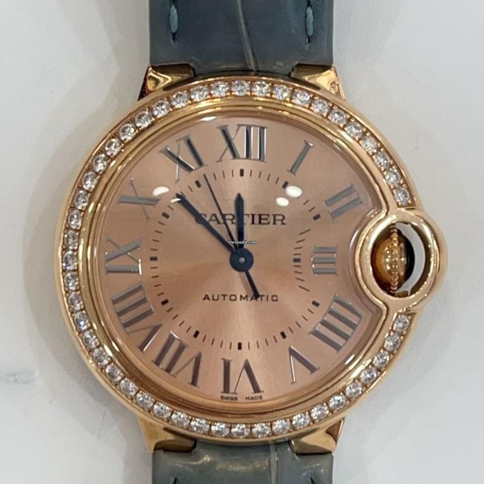 Cartier Ballon Bleu 33mm Diamond Watch