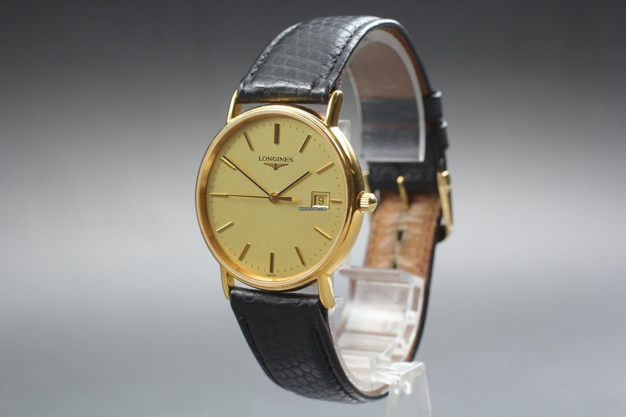 Longines Grand Classic L4.636.2 Gold Dial Date Quartz Men's Watch