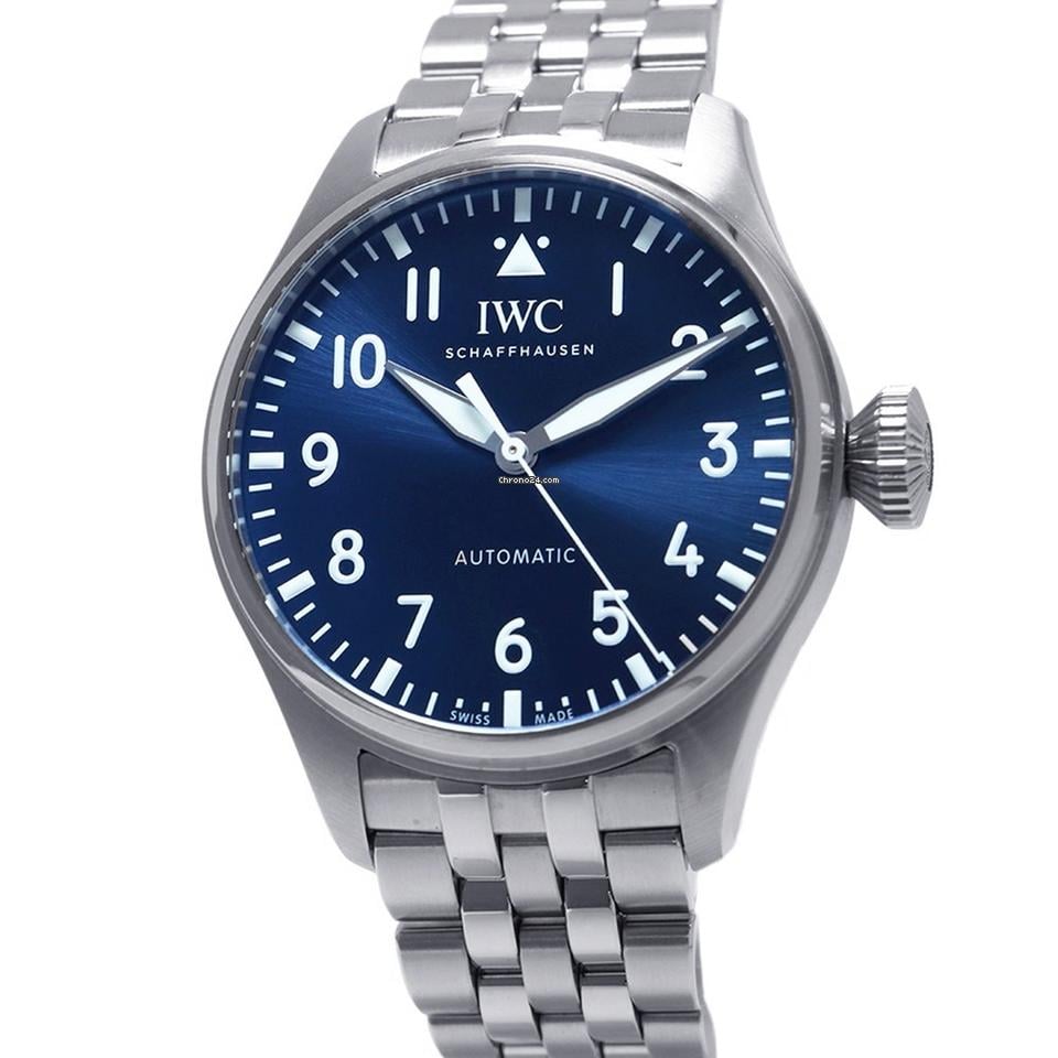 IWC Big Pilot's Watch 43 43mm Stainless Steel Blue dial