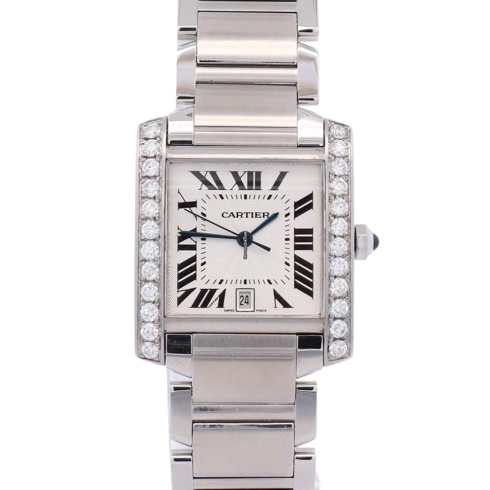 Cartier Tank 28mm White Dial Watch Ref# W51002Q3