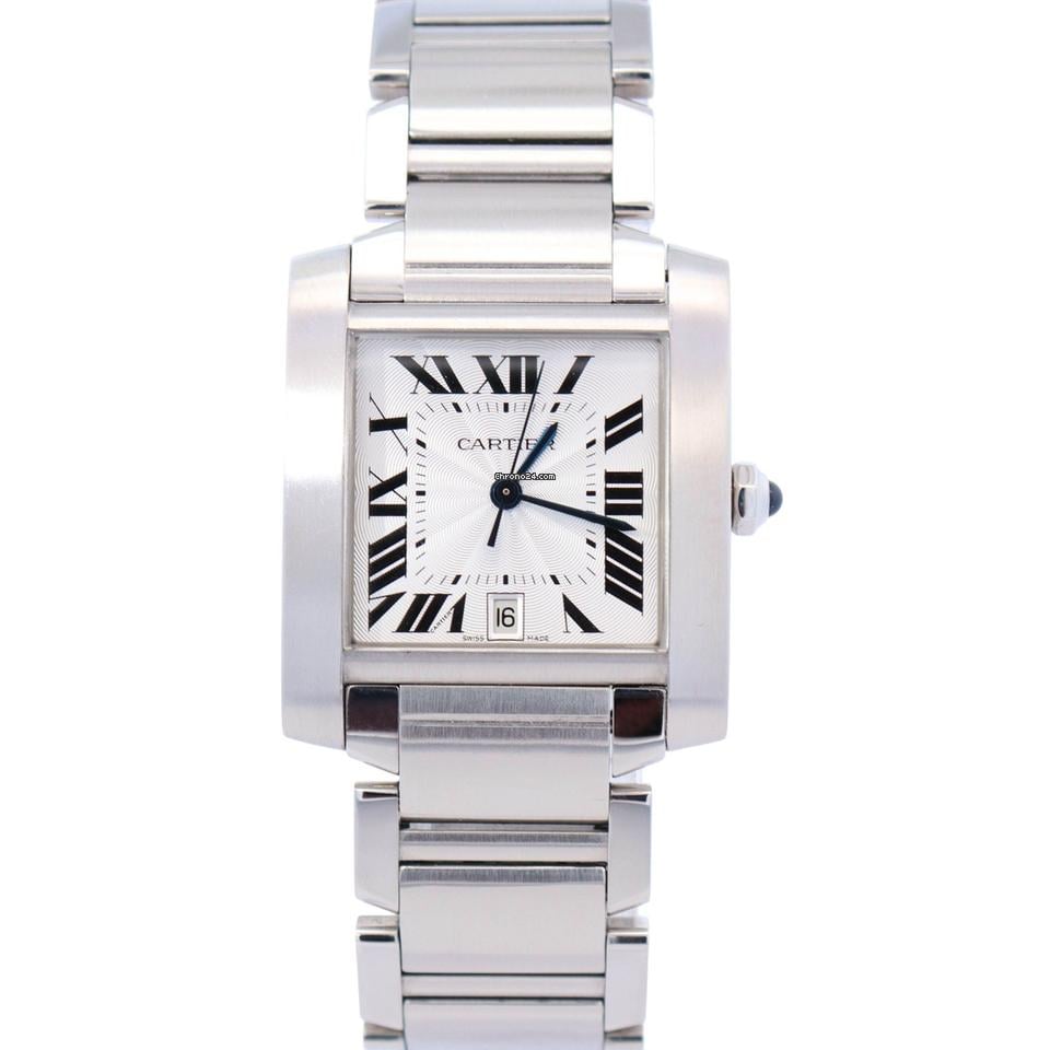 Cartier Tank 28mm White Dial Watch Ref# W51002Q3