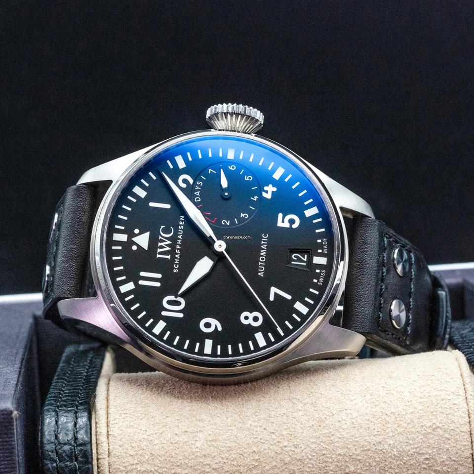 IWC Big Pilot's Watch IW501001 46mm Steel Black Dial 7-Day 2024