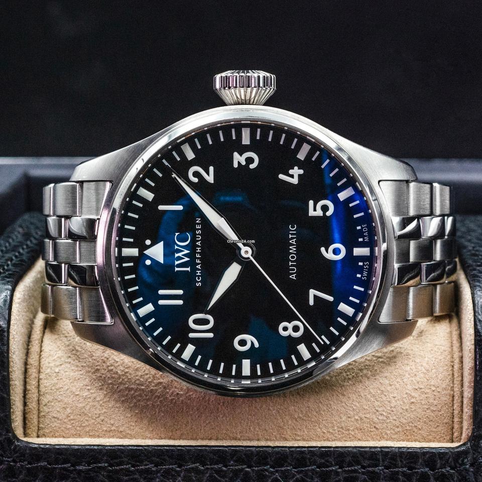 IWC Big Pilot's Watch 43 IW329301 43mm Steel Black Arabic Dial Box Papers 2022