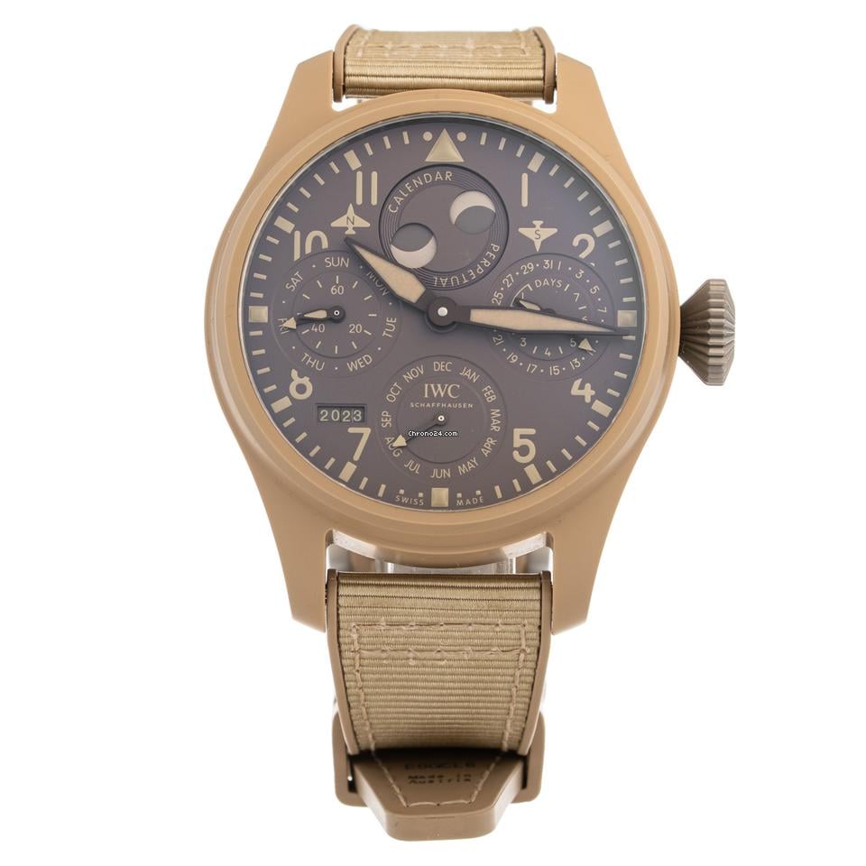 IWC Watch Perpetual Calendar Top Gun Edition “mojave