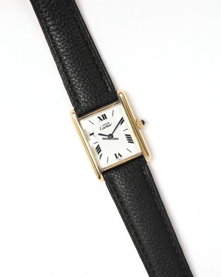 Cartier Tank Vermeil 23mm ca 2000 Watch