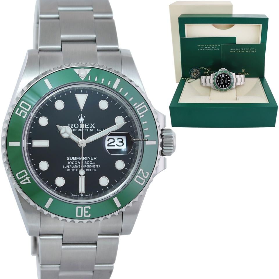 Rolex MINT 2024 Rolex Submariner 41mm GREEN KERMIT MK2 Starbucks 126610LV Watch Box