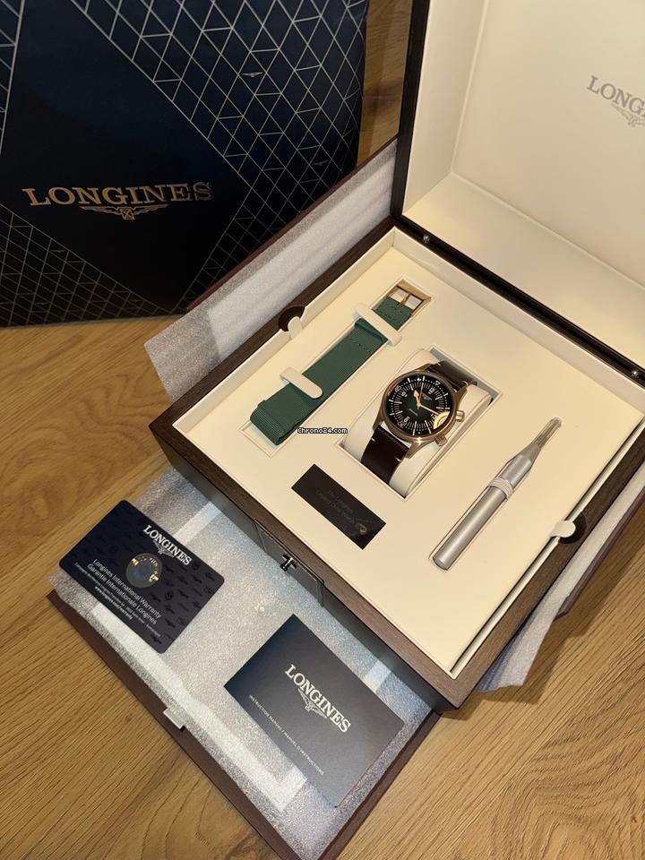 Longines Green Dial Men's Watch 42mm Longines Legend Diver
