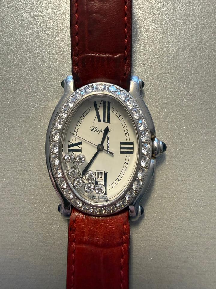 Chopard Sport 7 Floating Diamonds Oval Ladies Watch Happy